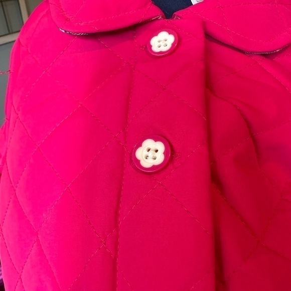 Gymboree Girls Bow Quilted Jacket  - Preppy Puppy Size 12-18 months - Picture 7 of 7